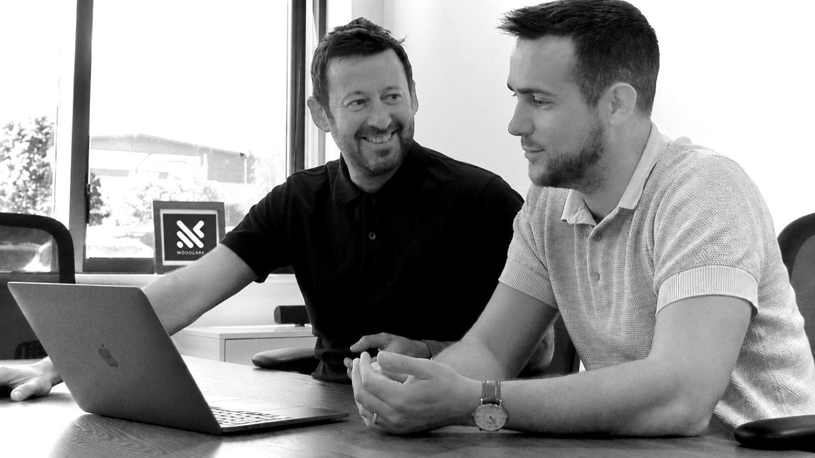 The Woodlark founders at work.